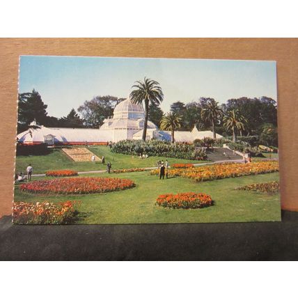 CONSERVATORY, GOLDEN GATE PARK, SAN FRANCISCO .unused postcard =