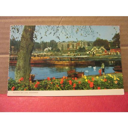 BOWNESS BAY, LAKE WINDERMERE, CUMBRIA. unused postcard RP by Sanderson & Dixon =