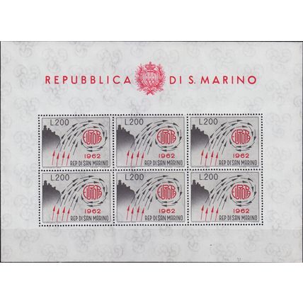 SAN MARINO [1962] MiNr 0749 Kleinbogen ( **/mnh )