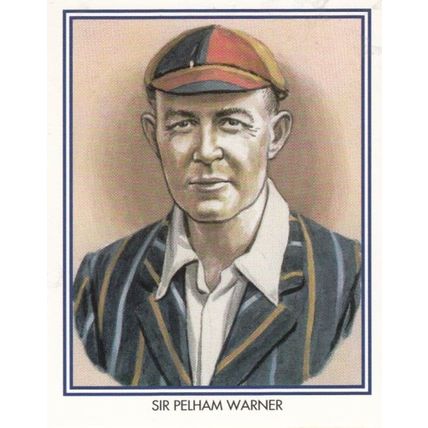 Sir Pelham Plum Warner Middlesex Cricket Club Cricketer Rare Cigarette Card