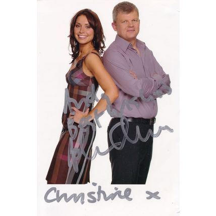 Christine Lambard & Adrian Chiles Daybreak Hand Signed Photo