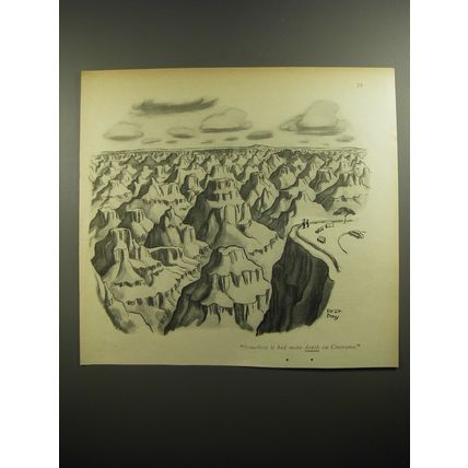 1954 Cartoon by Robert Day - Somehow it had more depth on Cinerama