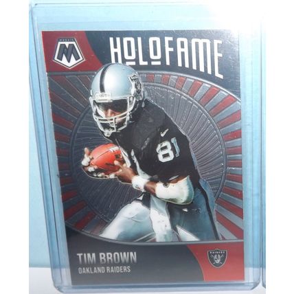 2021 Panini Mosaic TIM BROWN (Raiders) Holofame #17