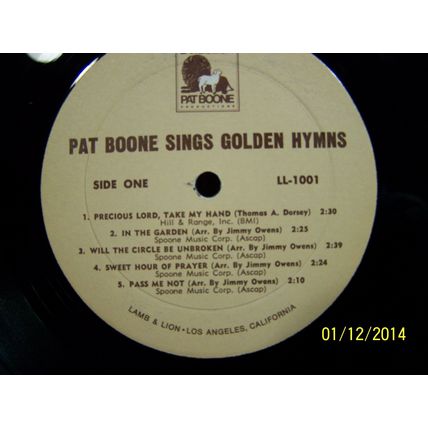 Pat Boone Sings Golden Hymns