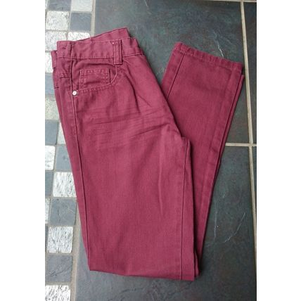 Boys Age 11-12 Plum Jeans - ( New )