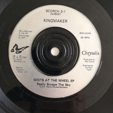 KINGMAKER - IDIOTS AT THE WHEEL EP (7" VINYL, 1991)