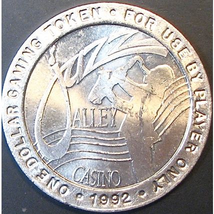 Jazz Alley. $1 Casino Token. Black Hawk, CO. J84.