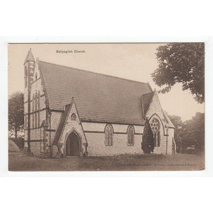 Ballyeglish Church Moneymore Postcard Co Londonderry Northern Ireland