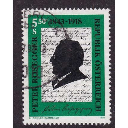 Austria 1993 Peter Rosegger SG 2346 Fine Used Innsbruck postmark