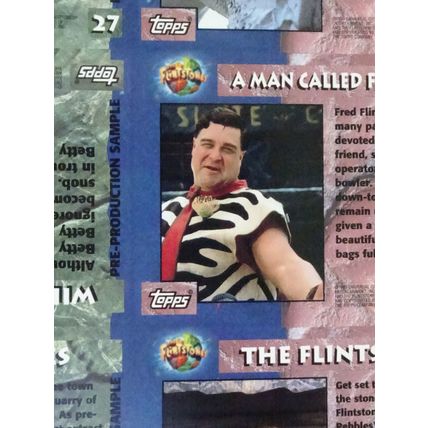 The Flintstones Pre-Production Promo Sheet of 9 Cards Uncut 1993 Topps