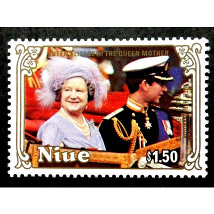 NIUE 1985 Queen Mother $1.50 SG589 Unmounted Mint