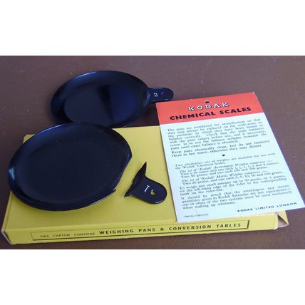 Vintage Kodak Chemical Scales, made in England