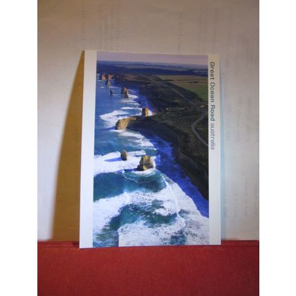 THE 12 APOSTLES, VICTORIA, AUSTRALIA used postcard 2013 STAMP =