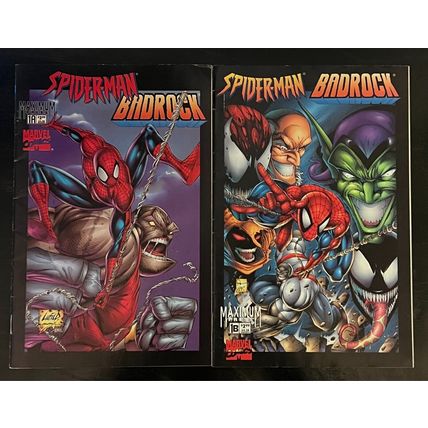 Spider-Man Badrock #1A, 1B 1997 Marvel Comics Zayix Comics