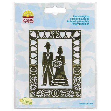 Kars. 8302 Embossing Stencil. Cardmaking Scrapbooking Crafts