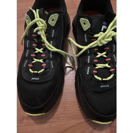 Fila Zagari Viz Women's Shoes Black Athletic Sneakers Multicolored Size 9