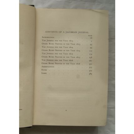1941 A Jacobean Journal by G. B. Harrison, 1st edition