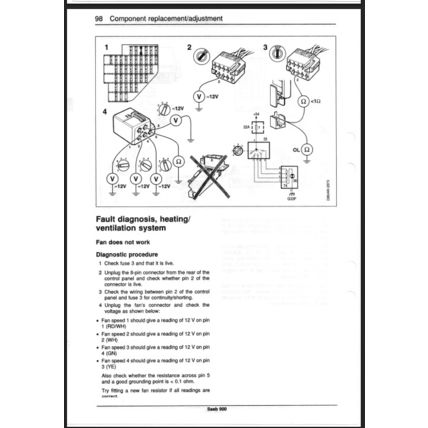 Saab 900 Climate Control System ACC Workshop Manual 1994 199731583 PDF
