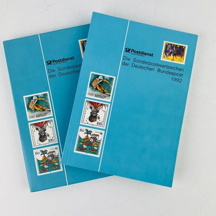 Special Postage Stamps Of The German Federal Post Office 1992 Yearbook Slipcase