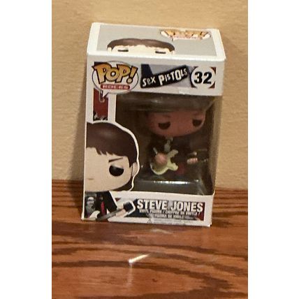 Funko Pop! Rocks: Sex Pistols - Steve Jones #32 Limited Figure (Box & Protector)