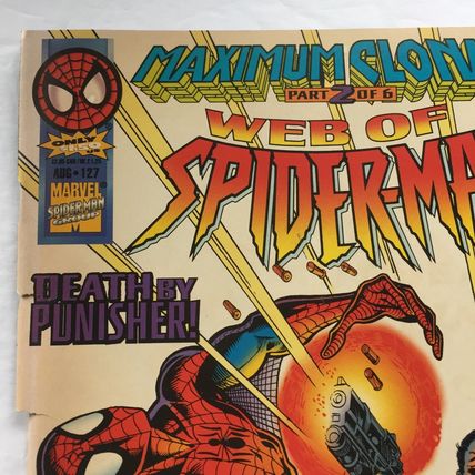 1995 Marvel Comics Web of Spider-Man with Punisher #127