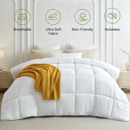 L LOVSOUL down Alternative Comforter King Size Duvet Insert,All Season Duvet Ins