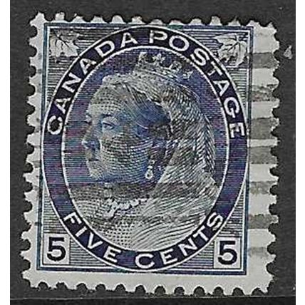 CANADA 1898-1902 QUEEN VICTORIA 5c USED SG158