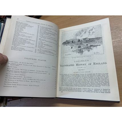 c1900s CASSELL'S HISTORY OF ENGLAND VOLUME 6 ILLUSTRATED 1.6kg HB BOOK (P8)