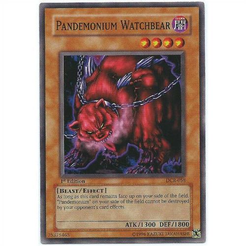 YuGiOh Dark Crisis - DCR-058 - Pandemonium Watchbear - 1st Edition