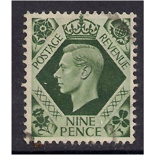GB 1939 KGV1 9d Deep Olive Green SG 473.(F310 )