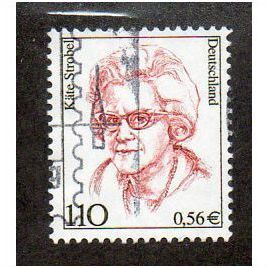 GER 2000 110pf ( €0.56) 'FAMOUS WOMEN -KATIE STROBEL' FINE USED (EBID30-219)