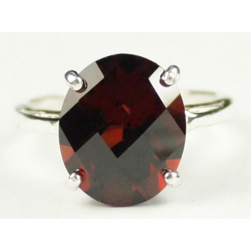 Mozambique Garnet, 925 Sterling Silver Ladies Ring, SR055