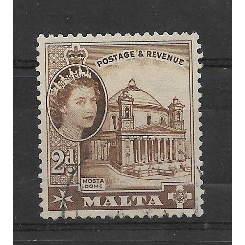 Malta.SG270 2d Mosta Church.Fine Used.Aug18