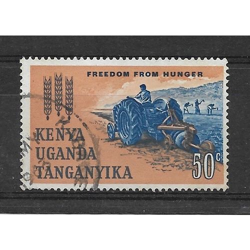 KUT.SG201 50c Land Tillage (Blue and Orange-Brown).Fine Used.Nov18