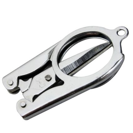 Mini Key-Ring Pocket 2" Travel Sewing Folding Scissors Crafts Needlework Hobby
