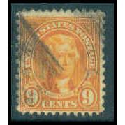 Used 641 9c Thomas Jefferson Barely Clears M10108