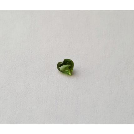 MJ's Gem Sale - 4x4 mm - .30ct Heart - Natural - Green - Tourmaline