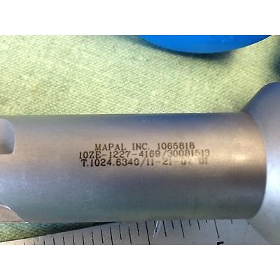 MAPAL 10ZE-1227-4169/30081513,1065818 PCD-TIP COOLANT BAR,HSK-A63 SHANK,SC