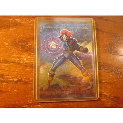 1993, Skybox, Marvel X-Men 2099, #S7, SKULLFIRE, Spectra Etch