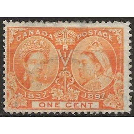 Canada 1897 SG123 1c Orange-Yellow Fine Used ..