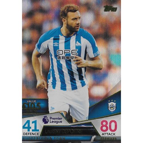 Match Attax Ultimate 2018/19 Cards: Huddersfield Town - Forward, Depoitre