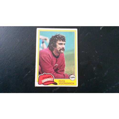 1981 Topps Card # 193 Pete Vuckovich Poor (1) St Louis Cardinals