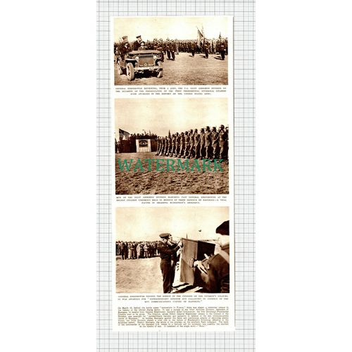 X999) 101st Airborne Division United States Army Bastogne Rundstedt 1945 Clip