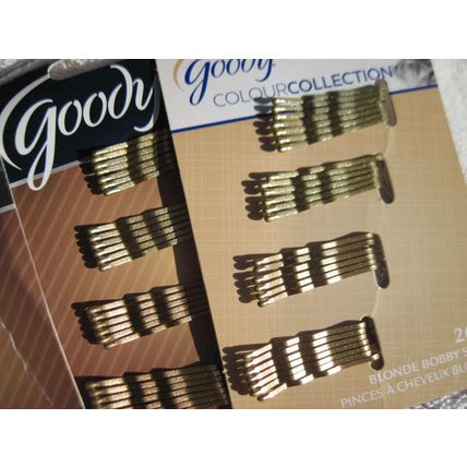 Goody Colour Collection Bobby Slide Hair Pins Bobbies Brunette Blonde Black Mini