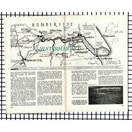 (7621) The Humber Bridge - 1969 Article
