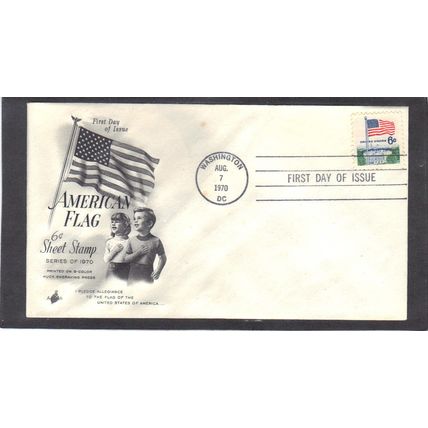 FDC Art Craft 1338A 6c Flag (Cachet-U/A) CV41227