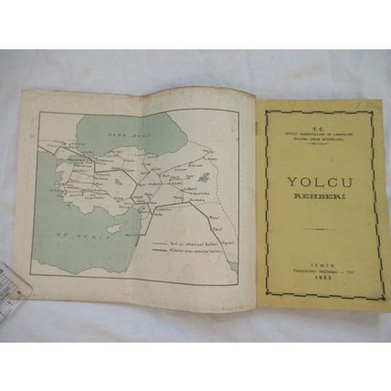 TCDD Turkey Train Timetable Amtliches Kursbuch TÜRKEI Indicateur officiel 1953