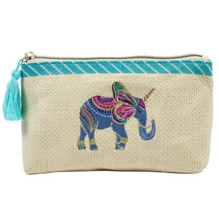 Beautiful Paperchase Bohemian Journey Woven Make up / Wash bag