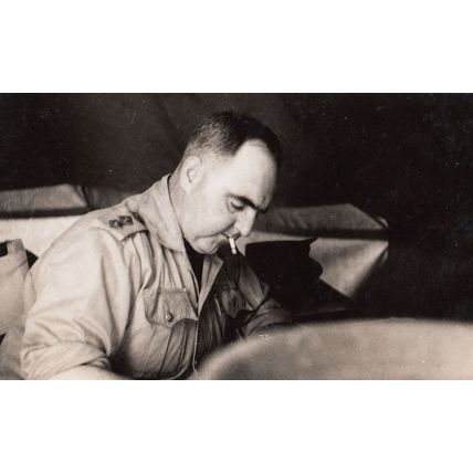 South African Soldier In Military Camp Tent Louis Trichardt Signed Real Photo Wa