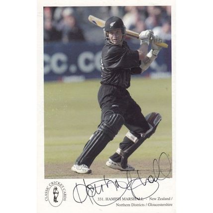 Hamish Marshall Gloucester Cricket Club Hand Signed Photo